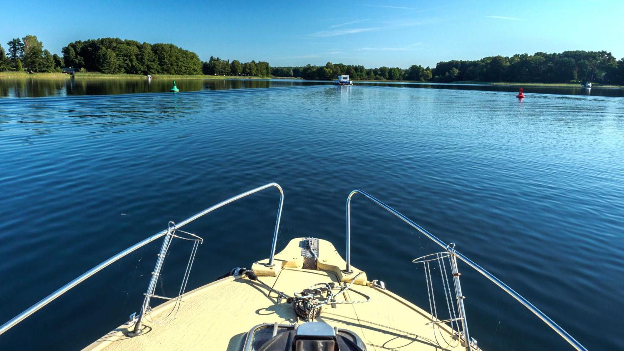 Ferienwohnung Mit Seeblick Rheinsberg Exteriör bild